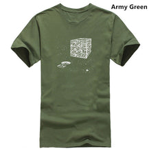 Load image into Gallery viewer, Official we are the borg resistance is futile space qr code men tshirt