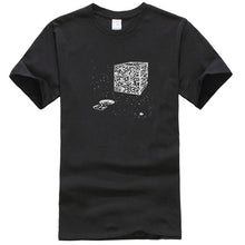 Load image into Gallery viewer, Official we are the borg resistance is futile space qr code men tshirt