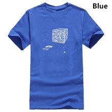Load image into Gallery viewer, Official we are the borg resistance is futile space qr code men tshirt