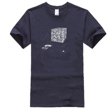 Load image into Gallery viewer, Official we are the borg resistance is futile space qr code men tshirt